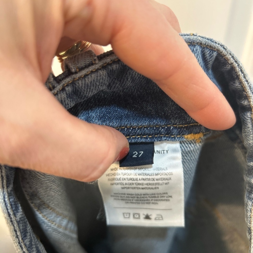 NWT Citizens Of Humanity Agni Utility Jeans Women Jogger Sz 27 Button Fly Barrel - Picture 12 of 15